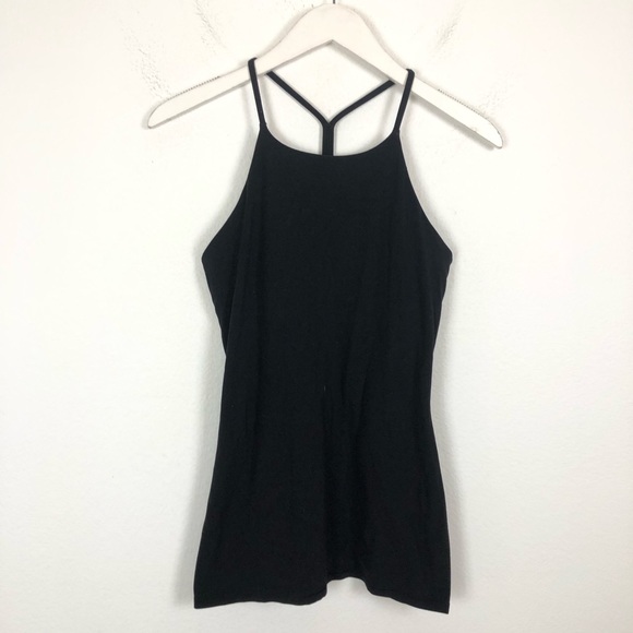 Lululemon Sun Setter Nulu Workout Tank Top Black Size 6 - Picture 3 of 8